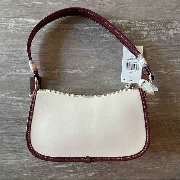 NWT Disney X Coach Walt Disney World 50th Anniversary Swing Purse Handbag Chalk - Picture 3 of 12